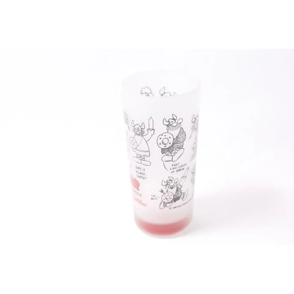 Obelix and Asterix Hagar the Horrible Water Glass KFS Comic Graphic Drinkware ~
